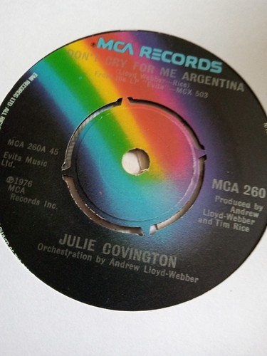 Julie covington don cry for - covington,,