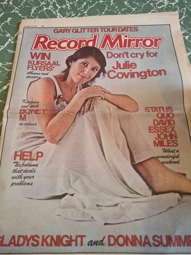 Vintage record mirror magazine - mirror,